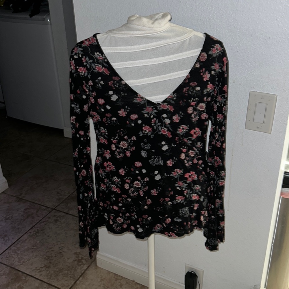 Lucky Brand Floral Top - xsmall